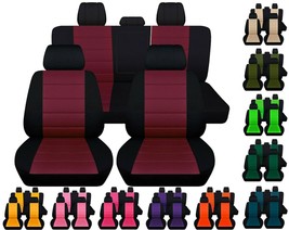 Fits Dodge Ram 1500-3500 Front Rear Seat Cover 2011-2018 Two Tone Colors - £133.76 GBP
