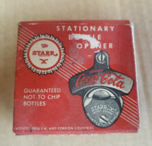VINTAGE  Star X Coca Cola Metal Bottle Opener  NOS B - £25.54 GBP