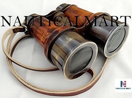 NauticalMart Antique Brass Binocular~Nautical Brass Telescope~Pirate Spy... - $57.82