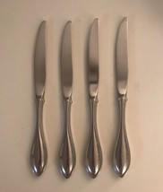 Arbor American Harmony Oneida Stainless Flatware Set Of 4 Dinner Knives USA - £18.51 GBP