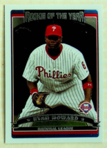 2006 Topps Chrome Refractor Ryan Howard #275 Baseball Card - Rookie of the Year - $6.34