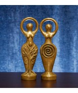 Spiral Goddess Cast Bronze Statue | Divine Feminine Wicca Spring Goddess... - $1,277.09 MXN