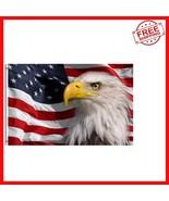 Vibrant 3x5 FT Wamika American Eagle Flag - Ideal for Veterans Day and More - $42.68 CAD