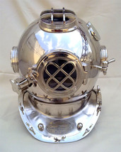 NauticalMart 18&quot; Full Brass US Navy V Mark Diving Divers Helmet  - $299.00
