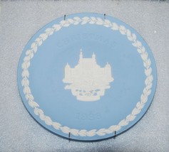WEDGWOOD England 1988 Christmas Plate 7 1/4&quot; Salisbury Cathedral - £18.26 GBP