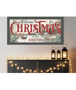 Personalized Christmas Canvas Wall Art – Custom Holiday Decor for Home o... - $92.56 CAD+