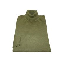 Men PRINCELY Italian Wool Blend Turtle Neck Pullover Slim 84001-80 Olive 265 image 2