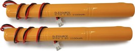 Glesource(2 Pack) 3.6V 1100Mah Osa-191 Ni-Cd Battery Pack Replacement For - £33.51 GBP