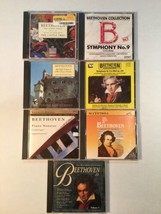 Lot of 7 Beethoven CDs:  The Best of Beethoven, Piano Trios Vol. 1 The Castle Tr - £11.41 GBP