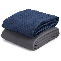 25lbs Home Weighted Blanket Sleep Super Soft Crystal Cover w/Glass Bead 60&quot;x80&quot; - £99.11 GBP