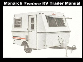 MONARCH VENTURA CAMPER TRAILER MANUALs 185pg w/ RV Appliance Service &amp; R... - $23.99