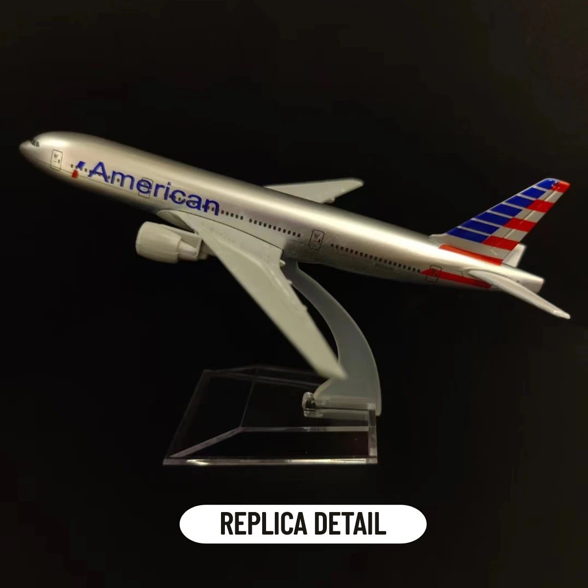 Play Scale 1:400 Metal Airplane Replica 15cm American Canada US Airline Aircraft - £23.64 GBP