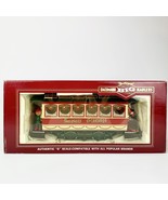 Bachmann 93941 G Scale Season&#39;s Greetings Christmas Street Car Red Train - £118.30 GBP