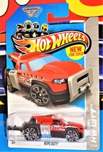 Hot Wheels New For 2013 HW City Works #50 Repo Duty Red &amp; Black w/ TRAP5s - £2.53 GBP