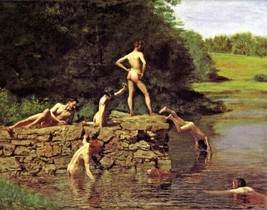 Swimming Hole by Thomas Eakins. Fine Art Repro. Giclee - £6.90 GBP+