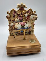 Bird Of Paradise Swan Carousel Horse Music Box - Limited - with mirror - £20.92 GBP
