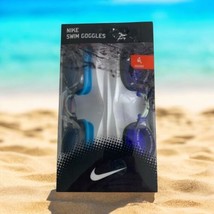 Nike Swim Goggles ~ 2-Pack ~ Blue / Gray NEW - £15.18 GBP