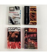 Cassette Tapes Lot Singles Hank Williams Jr Meatloaf Waylon Jennings Vin... - $31.07 CAD
