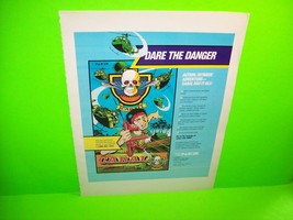 Fabtek CABAL 1988 Video Arcade Game Pull Out Magazine Large AD 10&quot;X13&quot; Promo Art - £15.57 GBP