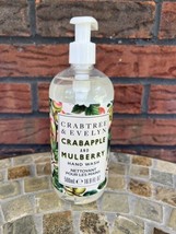 Crabtree &amp; Evelyn Crabapple Mulberry Hand Wash 16.9 Oz Pump New Unused - £9.84 GBP