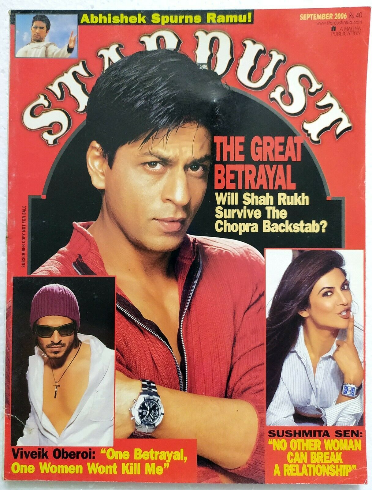 Cine Blitz Sep 2006 Rani Mukerjii Kareena Kapoor Abhishek Bachchan Konko... - $20.99
