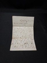 1863 Letter Civilian Family Talking of St Johnsbury Vermont Civil War So... - $46.57