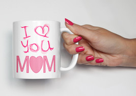 Mothers Day Gift - I Love You Mom Mug | Mom Gift, Gifts for Mom, Mom Coffee Mug - £12.74 GBP