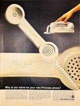 1964 Western Electric Bell Telephone System Princess Phone vintage print Ad - £8.74 GBP