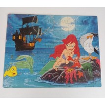 Vintage Golden Books Disney&#39;s The Little Mermaid 100 Piece Puzzle 100% C... - £6.84 GBP