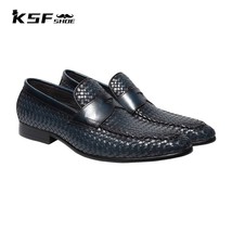 SHOE 3 Colors Loafers Men Shoes Designer Fashion Genuine Leather Man Shoe Formal - £116.49 GBP