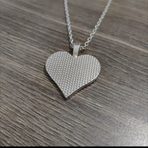 Heart Pendant Necklace MY MOM Remembrance Stainless Steel NWT - £7.88 GBP