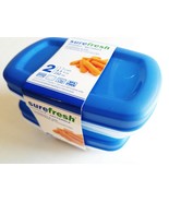 Surefresh Reusable Single Portion Containers BPA Free Plastic 8.5-9.5 Oz... - $3.99