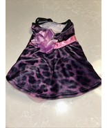 Dog-Cat/Pet/Puppy Purple Velvet  Xtra Small Dress Top Clothing Little Lily - $40.73 CAD