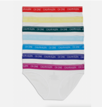 Calvin Klein Ck One Womens Bikini Underwear 7 Pack Assorted Size Xl $55 -NWT - £21.91 GBP