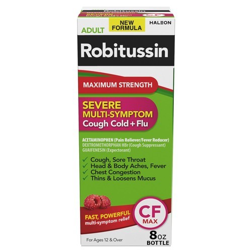 Robitussin Maximum Strength CF Max, *11/2025* Severe Multi-Symptom Relief - $9.99