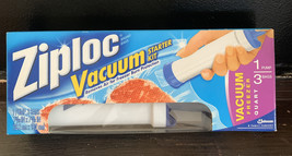Ziploc Vacuum Starter Kit 1 Pump 3 Bags New In Box - $18.99