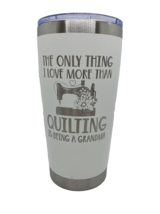 Quilting Grandma Insulated Stainless Steel Tumbler 20 oz.  NEW - $248.80 MXN