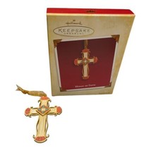 2005 Hallmark Keepsake Christmas Ornament Mosaic of Faith Christmas Cross - $5.00