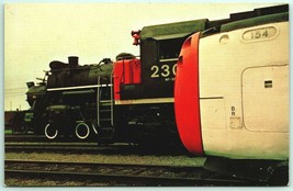 Canadian National Railways No 6218 Flying Scotsman Train UNP Chrome Postcard G6 - $3.91