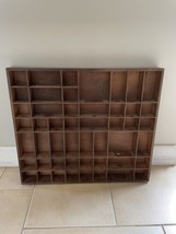 Shadow Box Display Case Wooden Wall Cabinet - $40.00