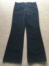 Polo Jeans Company Corduroy 5-pocket Pants Womens Size 10 Black 33x30 Jeans - £15.78 GBP