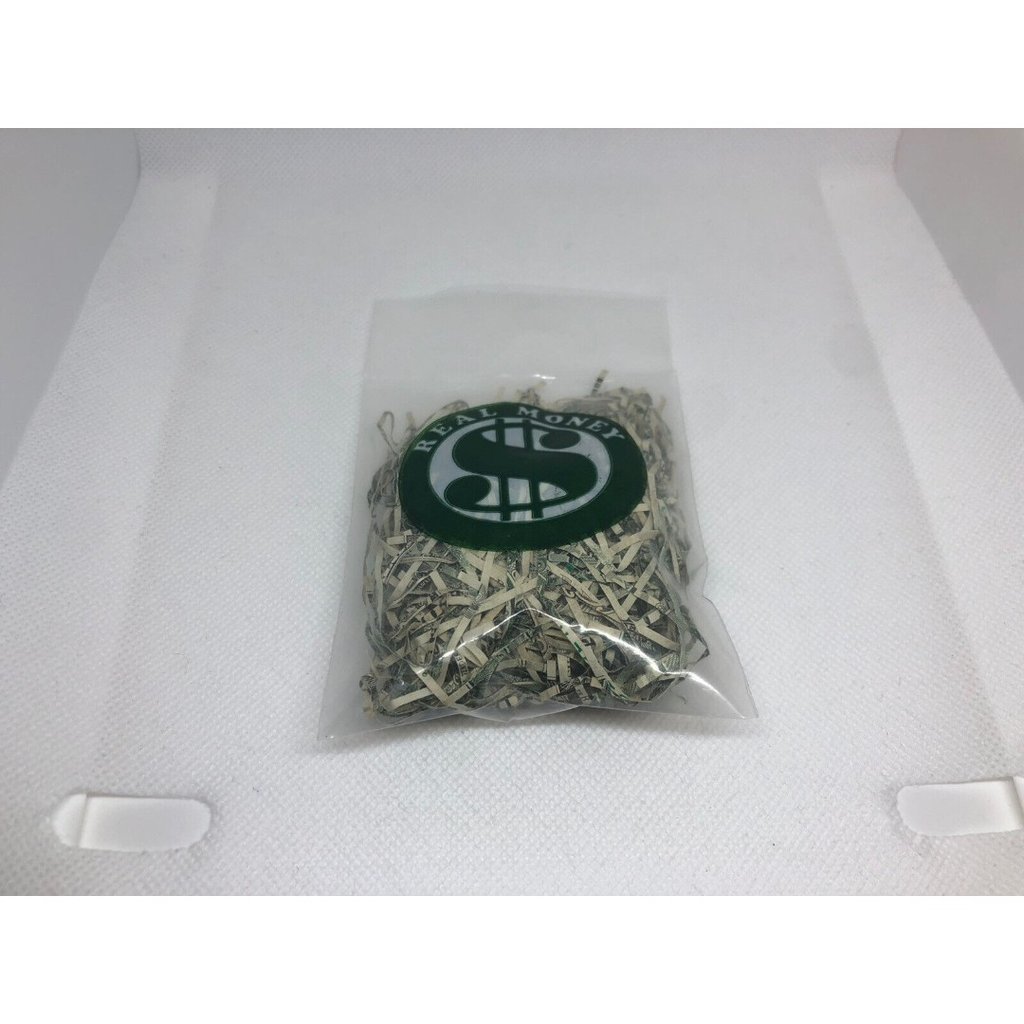 Shredded CASH Money Genuine Currency Bag Prank Bag Gift Grass Like Shreds - $9.99