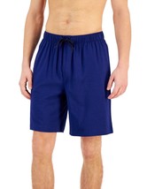 Club Room Solid Terry Pajama Shorts, Color: Pomp Blue, Size: Small - £15.65 GBP