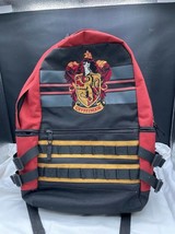 Harry Potter Hogwarts Gryffindor House Red Black Gold Backpack Laptop Ba... - £13.95 GBP