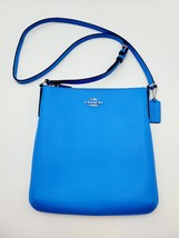 Coach NY Hipster Blue Leather Crossbody Purse Vtg Discontinued - $59.95