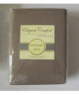 Elegant Comfort Taupe Sheet Full Microfiber 1500 Thread Count - $18.99 CAD+