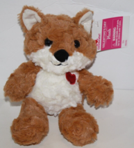 Way To Celebrate Swirl Fox Rust Brown White Soft Toy Plush Valentines Walmart - $24.16