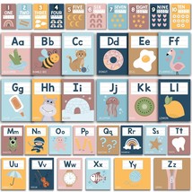 Boho Rainbow Alphabet Bulletin Board Set | Classroom Supplies | Educatio... - $316.70 MXN