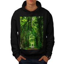 Wellcoda Green Forest Road Mens Hoodie, Venice Casual Hooded Sweatshirt - £25.89 GBP+