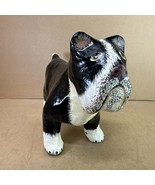 Papier Mache Bulldog Sculpture Signed: Chaiyo T. / Hand Painted Thailand... - $343.04 CAD